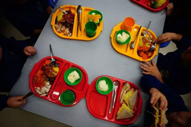 The size of school meals given to children in Wales is being reviewed